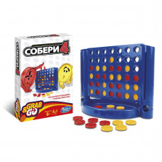 Hasbro Дорожная игра «Собери 4» B1000