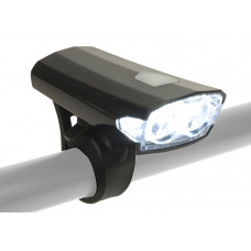 Фонарь передний Author Doppio 40 lm , аккумуляторный с USB , черный 12002262