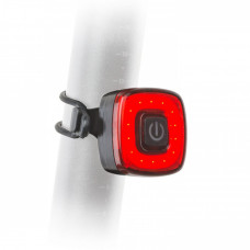 Фонарь мигалка задний Author A-Square USB CobLed 50 lm, черный с красным рефлектором 12039977