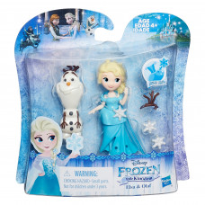 Disney Frozen Маленькая кукла Холодное Сердце с другом «Эльза и Олаф» B5186
