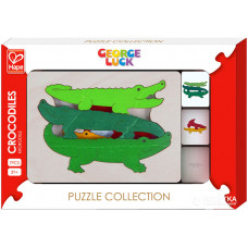 HAPE Серия пазлов George Luck: "Крокодилы" E6508