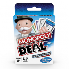 HASBRO MONOPOLY Игра настольная карточная Монополия Сделка  E3113