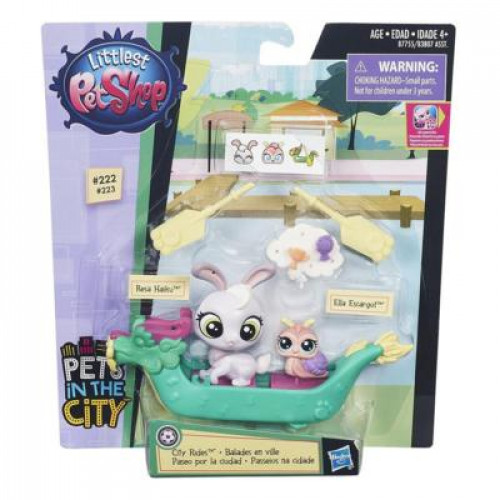 Littlest Pet Shop Городской транспорт Resa Haiku and Ella Escargot B7755