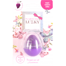 Lukky бальзам для губ - яйцо,  фиолетовый восторг , 10 г, на блистере  T16140