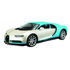 Автомодель Maisto (1:24) Bugatti Chiron бело-голубой - тюнинг 32509 white / blue