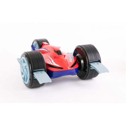 Автомодель на р/у Cyklone Amphibian чёрно-зелёный 82093 red/blue