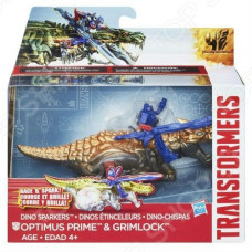 Transformers «DINO SPARKLERS» Optimus Prime and Grimlock A6494